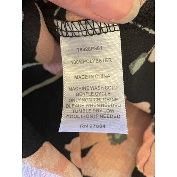 Lemon TART Floral Tank Top Blouse Shirt size XL - Picture 7 of 9